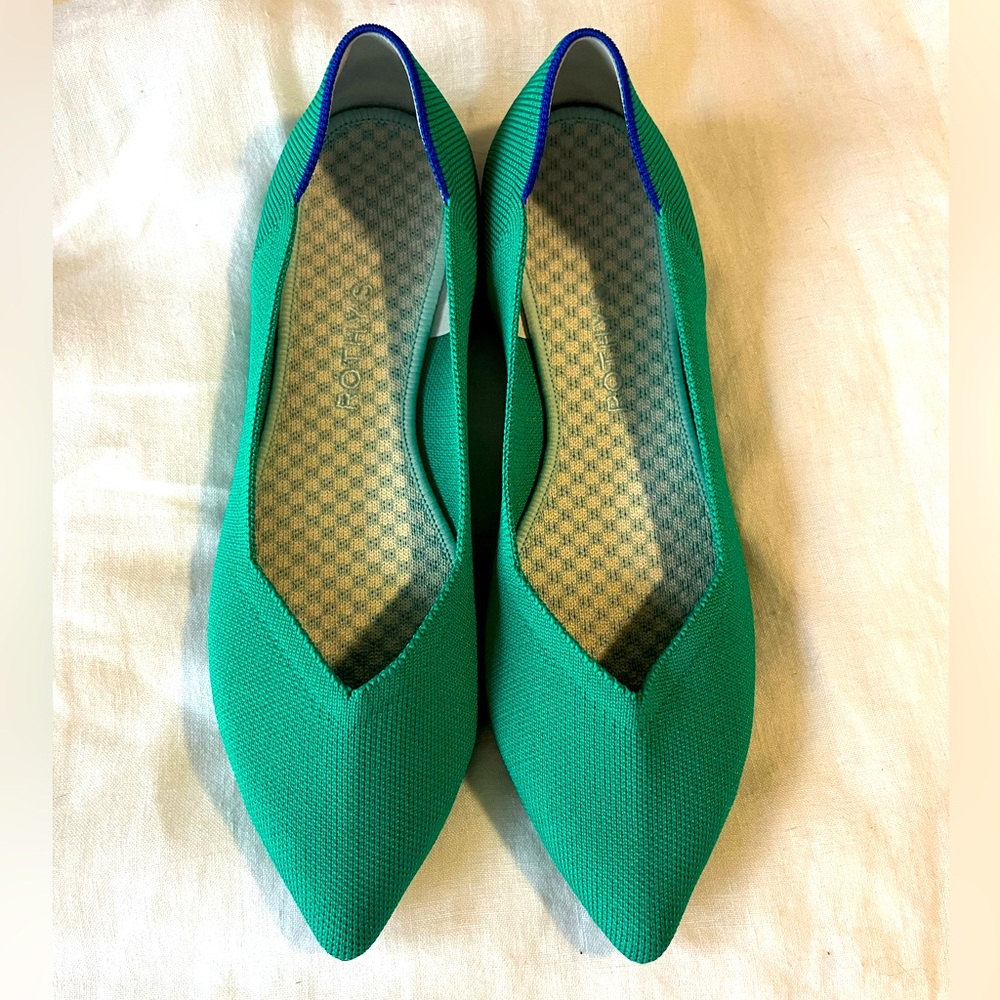 Rothy’s the Point in Shamrock (retired) size 11.5